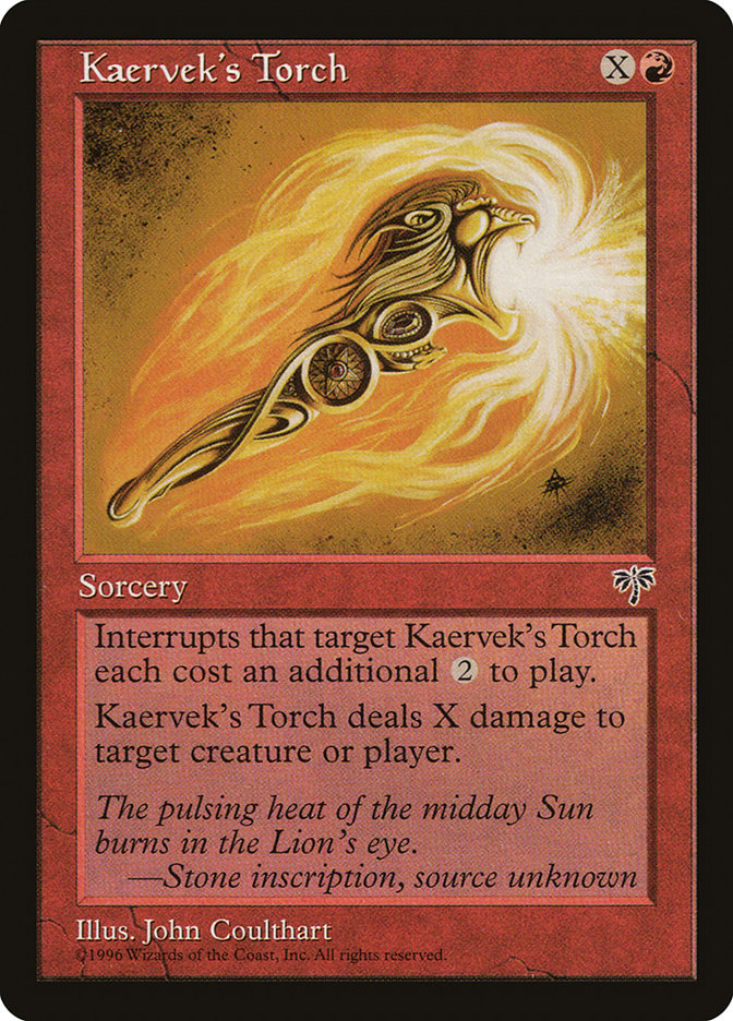 Kaervek's Torch [Mirage] | Exor Games Truro