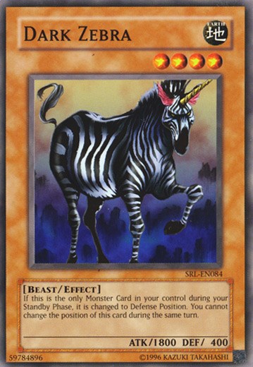 Dark Zebra [SRL-EN084] Common | Exor Games Truro