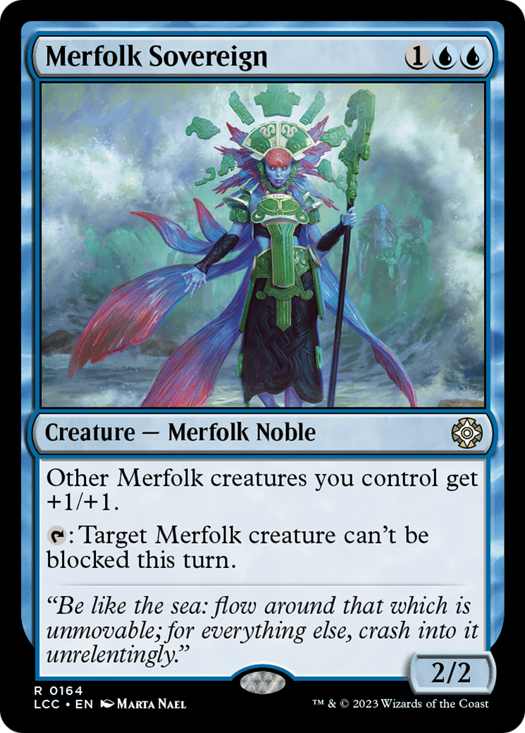 Merfolk Sovereign [The Lost Caverns of Ixalan Commander] | Exor Games Truro