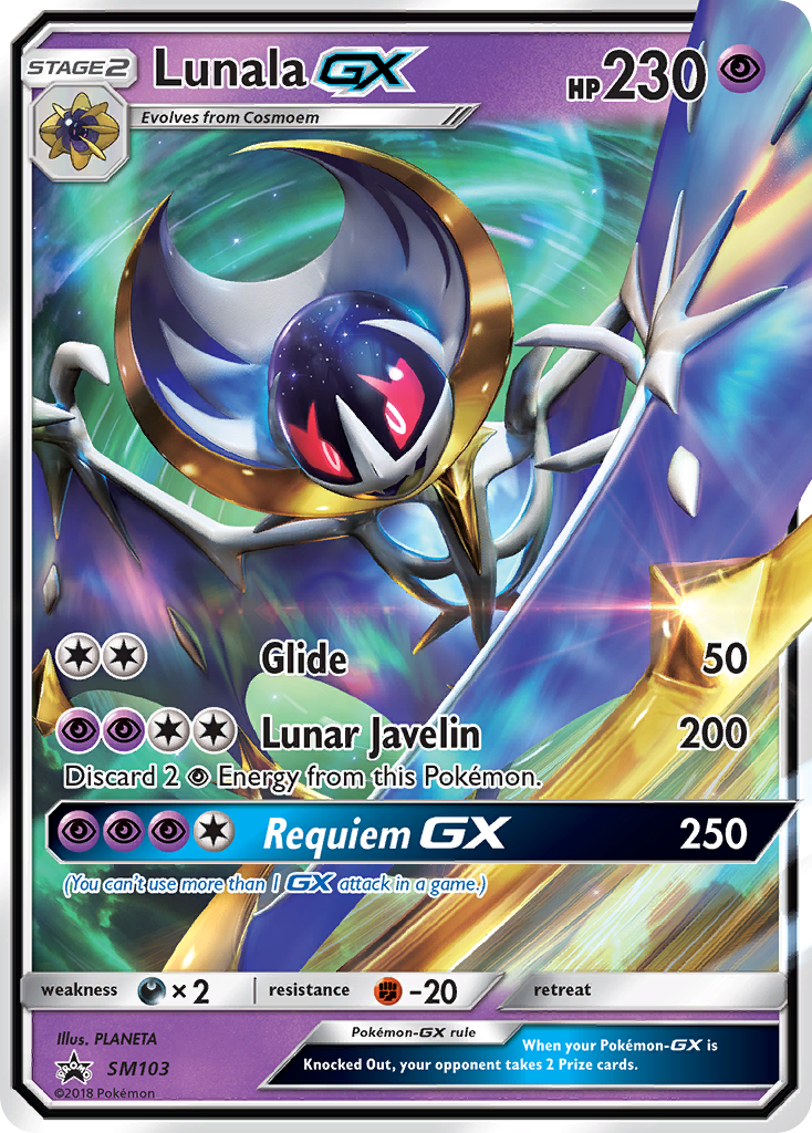 Lunala GX (SM103) [Sun & Moon: Black Star Promos] | Exor Games Truro