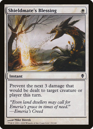 Shieldmate's Blessing [Zendikar] | Exor Games Truro