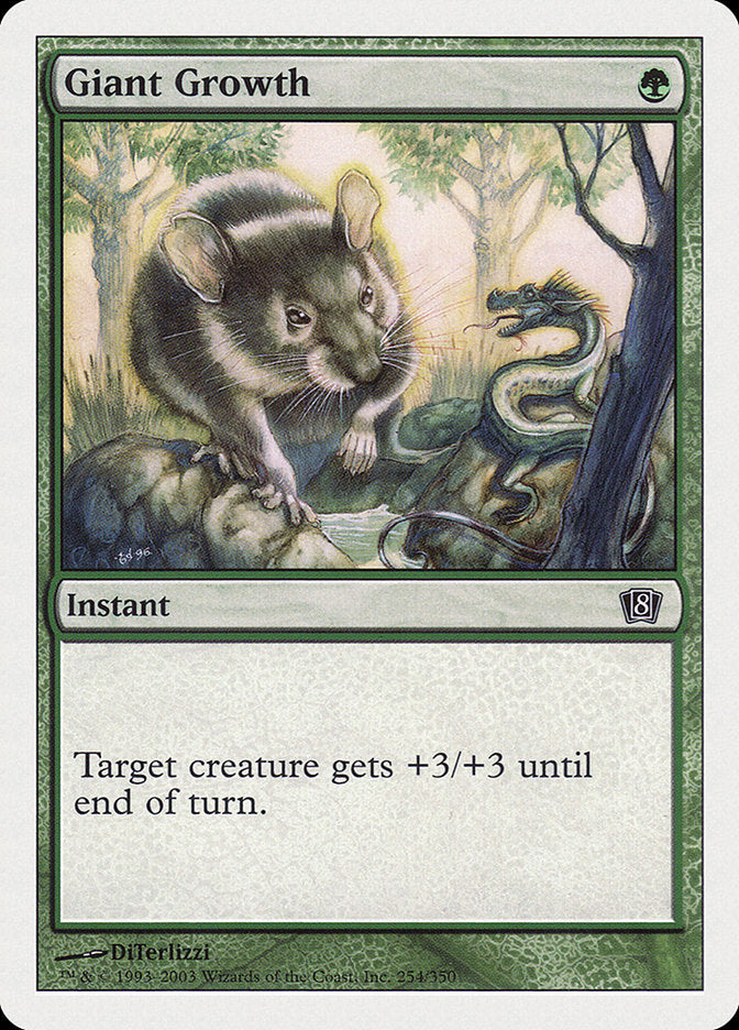Giant Growth [Eighth Edition] | Exor Games Truro