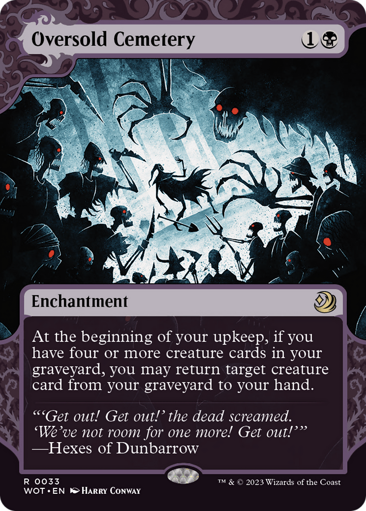 Oversold Cemetery [Wilds of Eldraine: Enchanting Tales] | Exor Games Truro