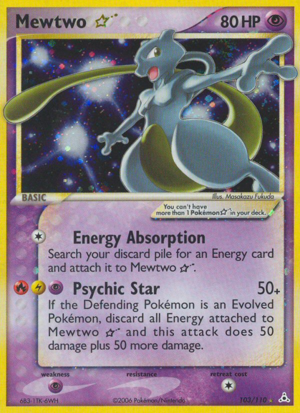 Mewtwo Star (103/110) [EX: Holon Phantoms] | Exor Games Truro