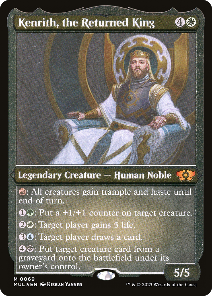 Kenrith, the Returned King (Foil Etched) [Multiverse Legends] | Exor Games Truro