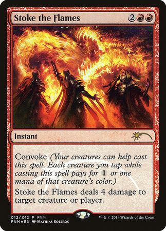 Stoke the Flames [Friday Night Magic 2014] | Exor Games Truro