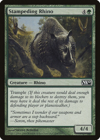 Stampeding Rhino [Magic 2010] | Exor Games Truro