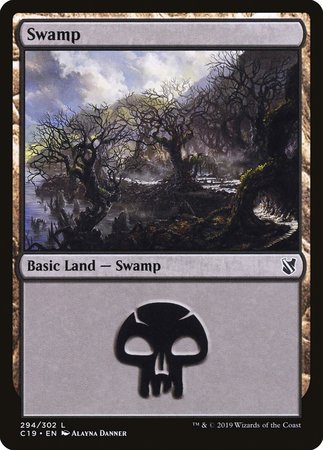 Swamp (294) [Commander 2019] | Exor Games Truro