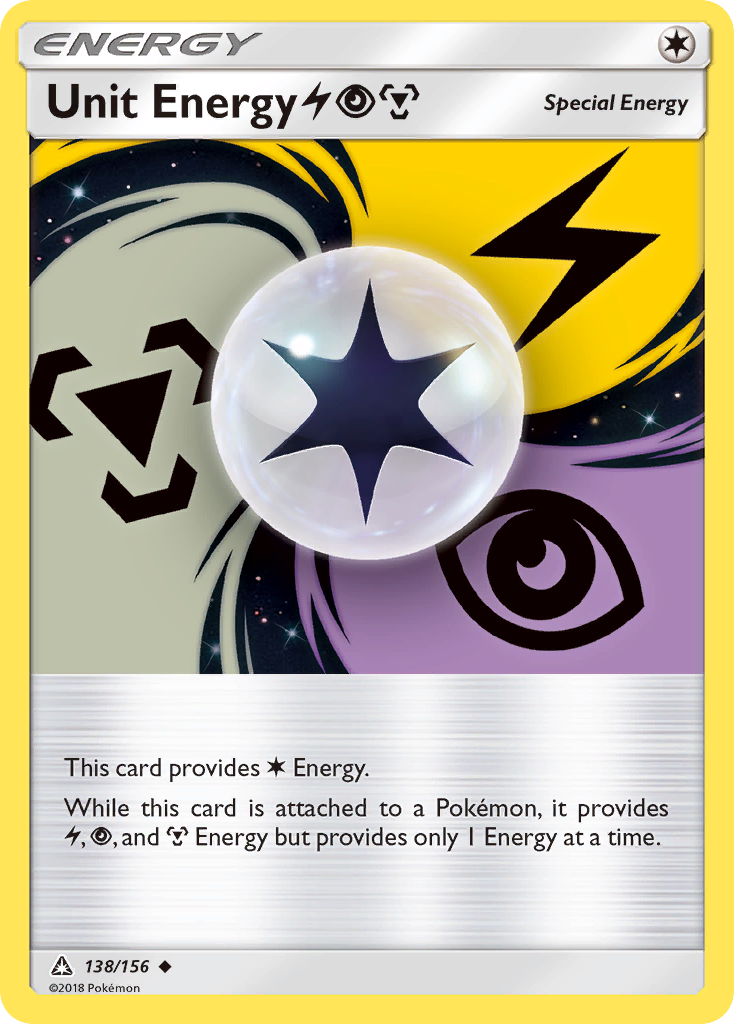 Unit Energy (138/156) (Lightning, Psychic, Metal) [Sun & Moon: Ultra Prism] | Exor Games Truro