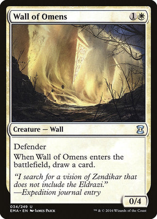 Wall of Omens [Eternal Masters] | Exor Games Truro