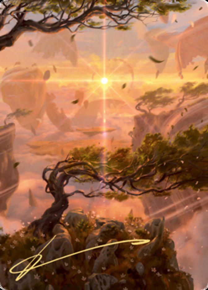 Windswept Heath Art Card (Gold-Stamped Signature) [Zendikar Rising Art Series] | Exor Games Truro
