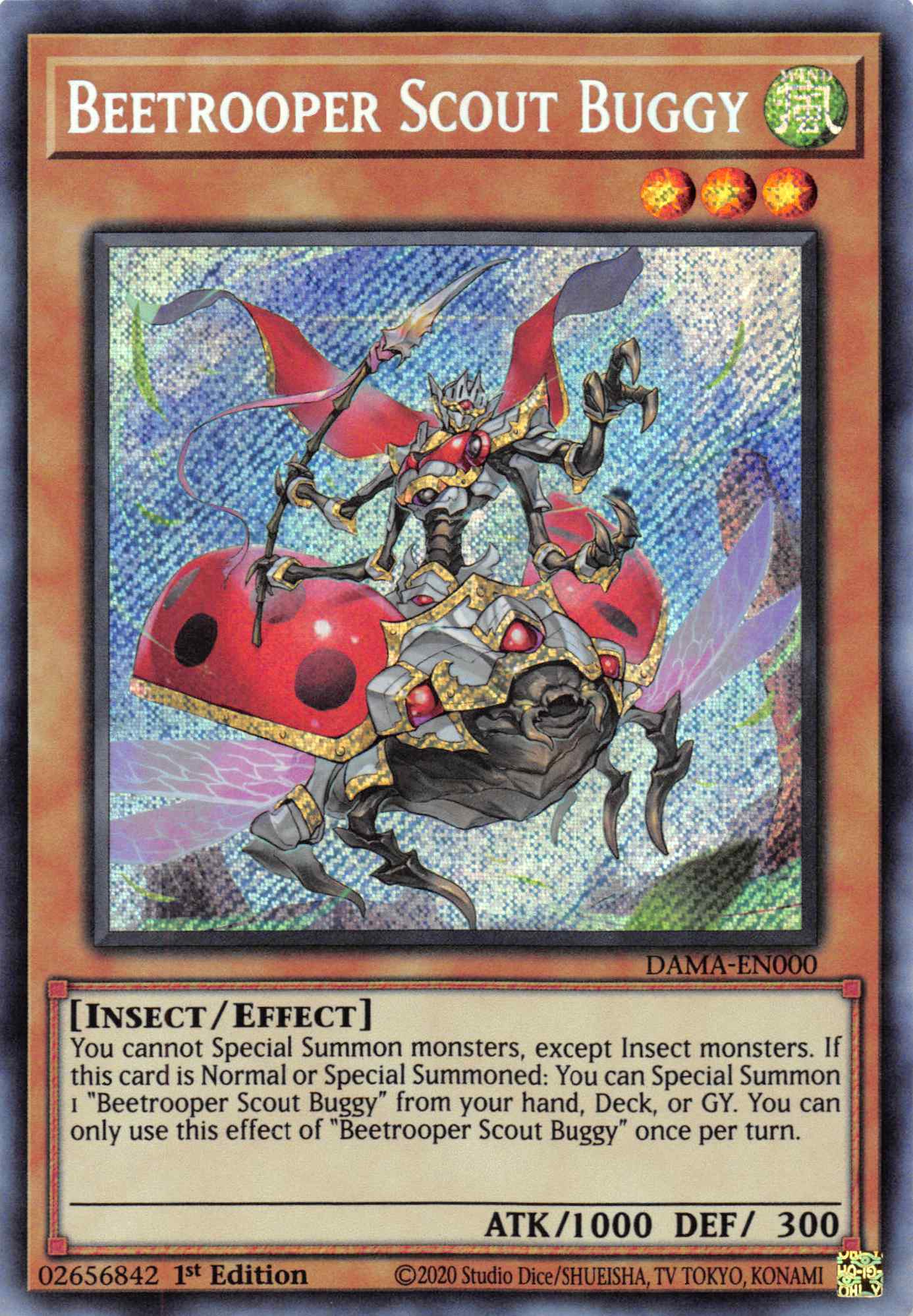 Beetrooper Scout Buggy [DAMA-EN000] Secret Rare | Exor Games Truro