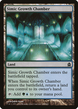 Simic Growth Chamber [Commander 2011] | Exor Games Truro