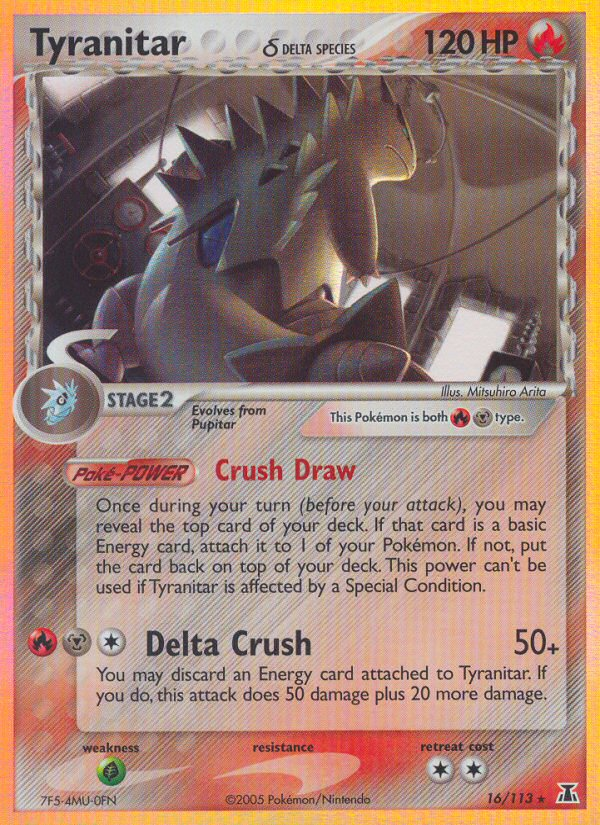 Tyranitar (16/113) (Delta Species) [EX: Delta Species] | Exor Games Truro