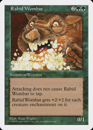 Rabid Wombat [Fifth Edition] | Exor Games Truro
