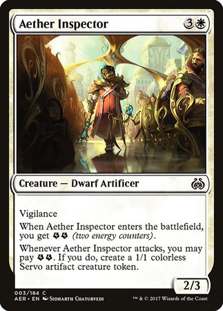 Aether Inspector [Aether Revolt] | Exor Games Truro