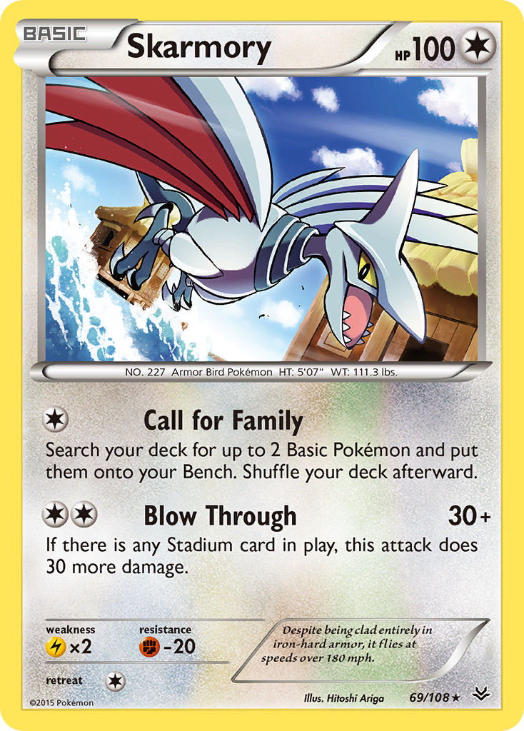 Skarmory (69/108) [XY: Roaring Skies] | Exor Games Truro