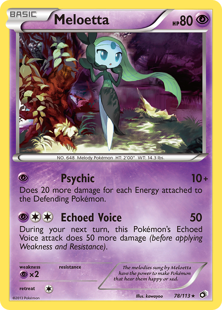 Meloetta (78/113) [Black & White: Legendary Treasures] | Exor Games Truro