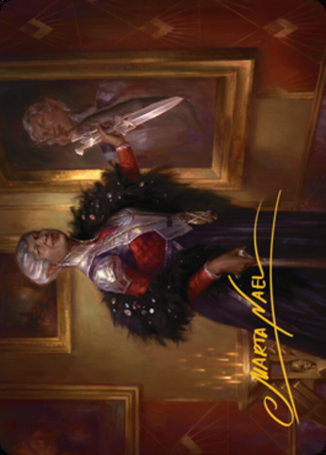 Evelyn, the Covetous Art Card (Gold-Stamped Signature) [Streets of New Capenna Art Series] | Exor Games Truro