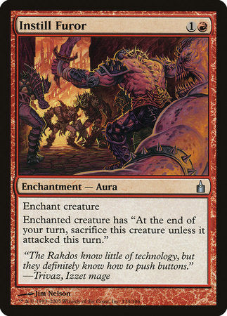 Instill Furor [Ravnica: City of Guilds] | Exor Games Truro