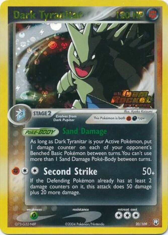 Dark Tyranitar (20/109) (Stamped) [EX: Team Rocket Returns] | Exor Games Truro