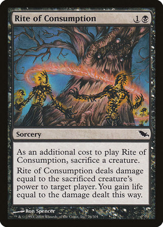 Rite of Consumption [Shadowmoor] | Exor Games Truro
