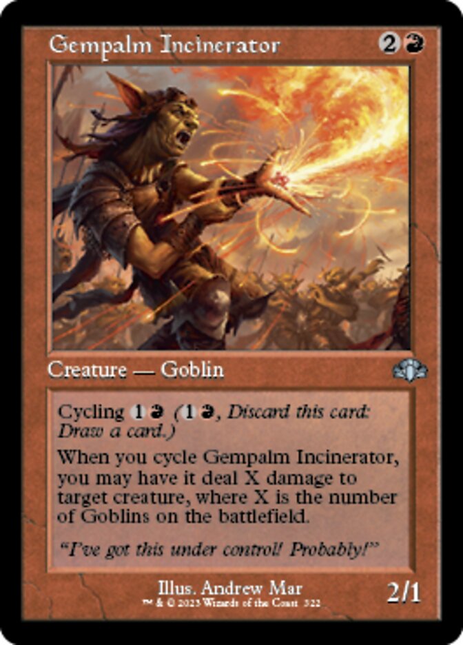 Gempalm Incinerator (Retro) [Dominaria Remastered] | Exor Games Truro