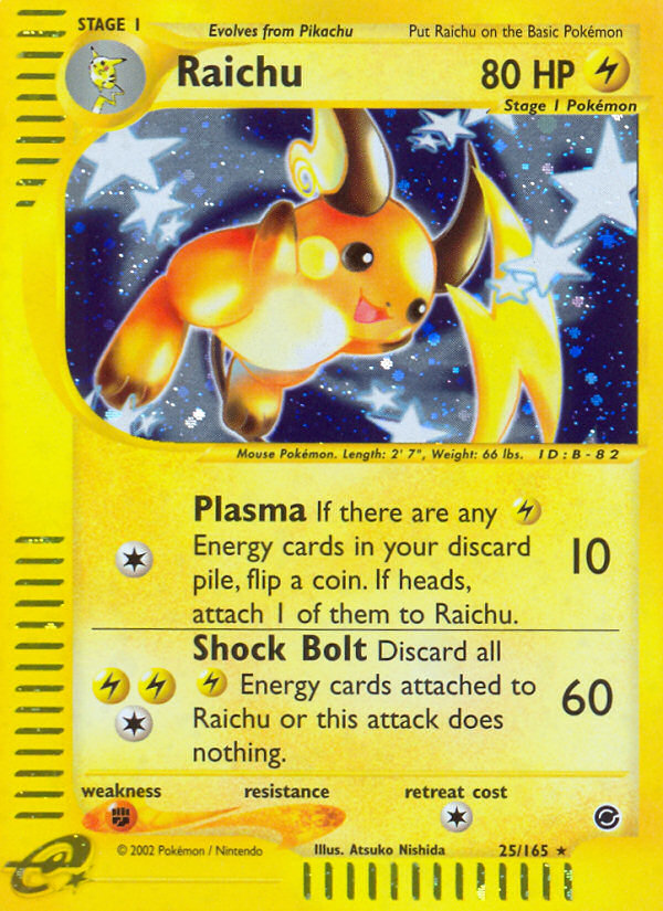 Raichu (25/165) [Expedition: Base Set] | Exor Games Truro