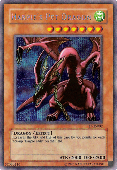 Harpie's Pet Dragon (Forbidden Memories) [FMR-002] Prismatic Secret Rare | Exor Games Truro