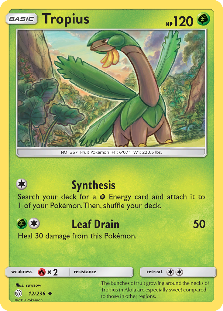 Tropius (12/236) [Sun & Moon: Cosmic Eclipse] | Exor Games Truro