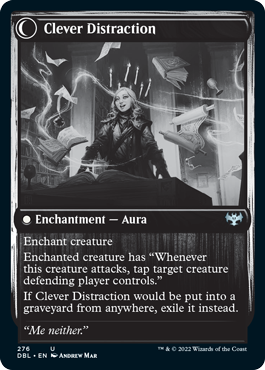 Distracting Geist // Clever Distraction [Innistrad: Double Feature] | Exor Games Truro