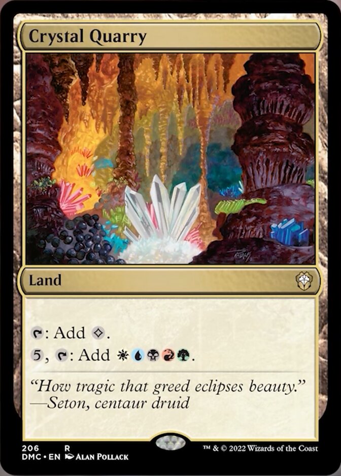 Crystal Quarry [Dominaria United Commander] | Exor Games Truro