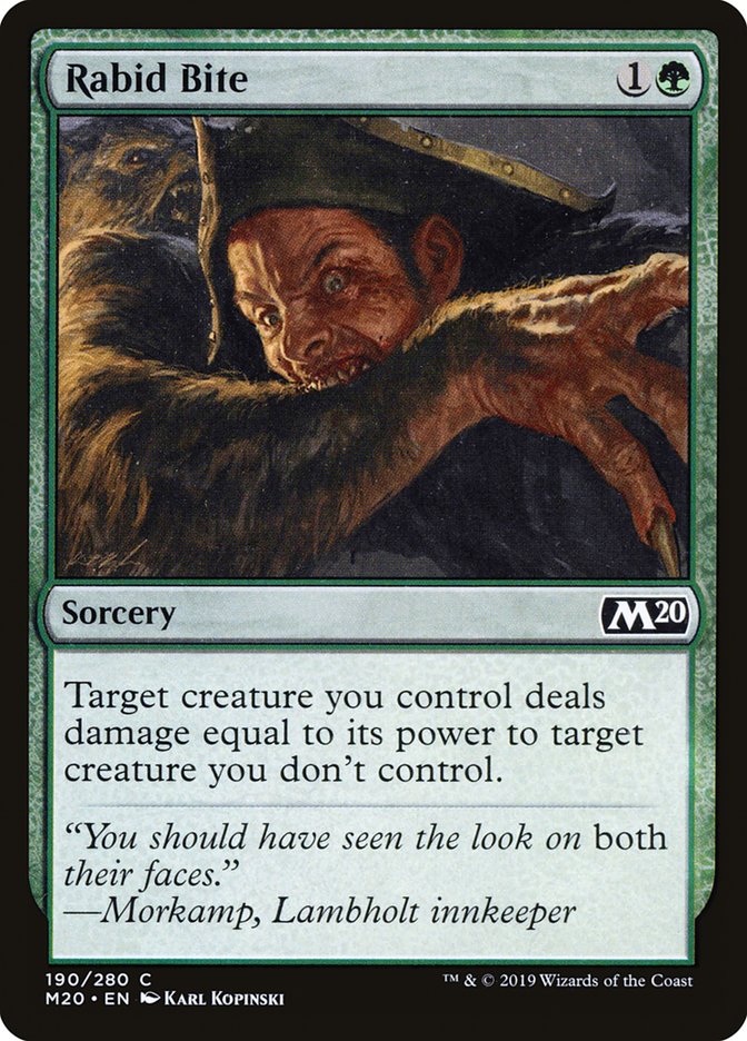 Rabid Bite [Core Set 2020] | Exor Games Truro