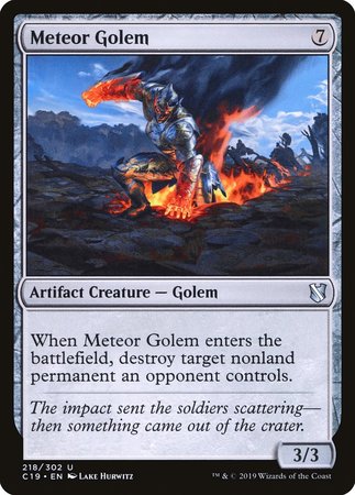 Meteor Golem [Commander 2019] | Exor Games Truro