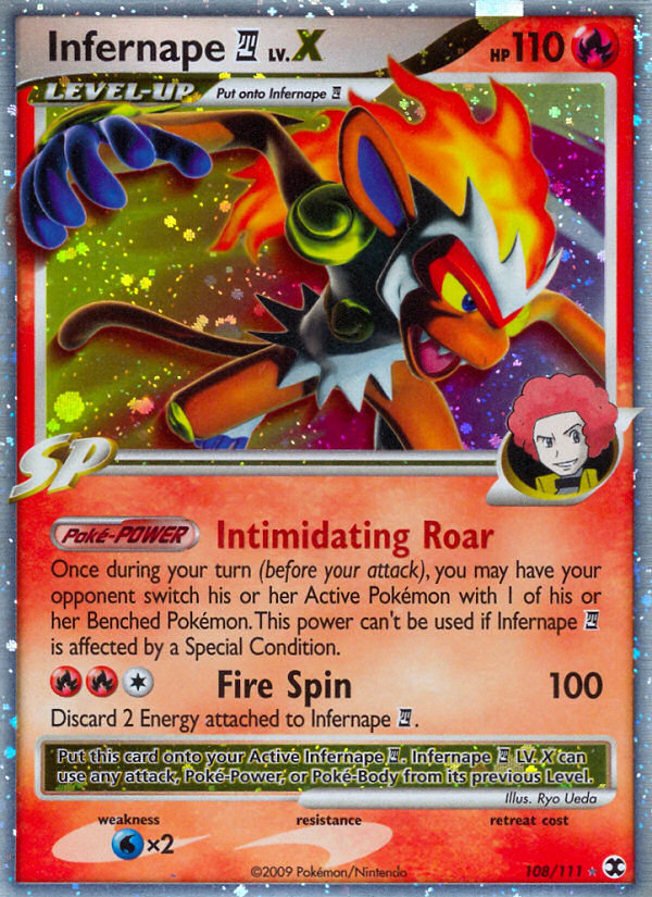 Infernape LV.X (108/111) [Platinum: Rising Rivals] | Exor Games Truro