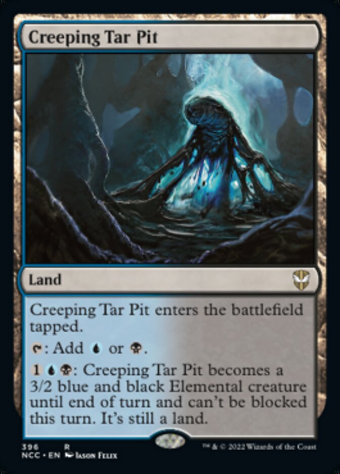 Creeping Tar Pit [Streets of New Capenna Commander] | Exor Games Truro