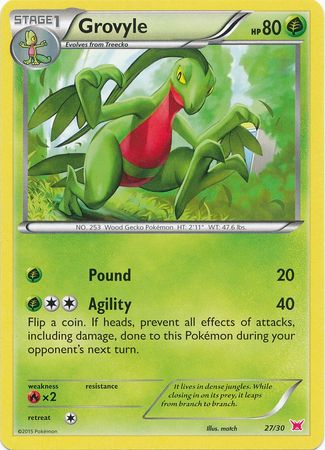 Grovyle (27/30) [XY: Trainer Kit 2 - Latias] | Exor Games Truro