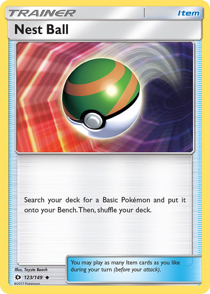 Nest Ball (123/149) [Sun & Moon: Base Set] | Exor Games Truro