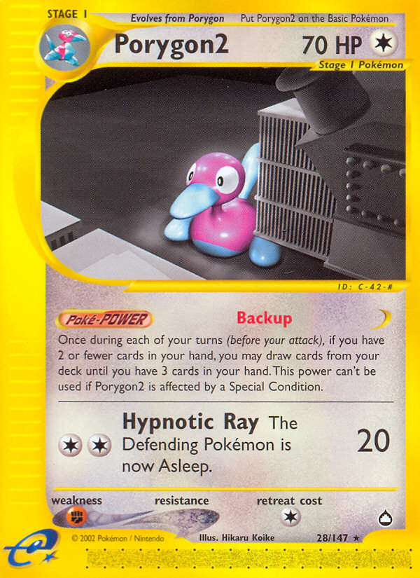 Porygon2 (28/147) [Aquapolis] | Exor Games Truro