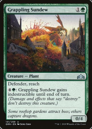 Grappling Sundew [Guilds of Ravnica] | Exor Games Truro