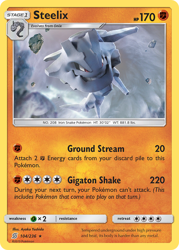 Steelix (104/236) [Sun & Moon: Unified Minds] | Exor Games Truro