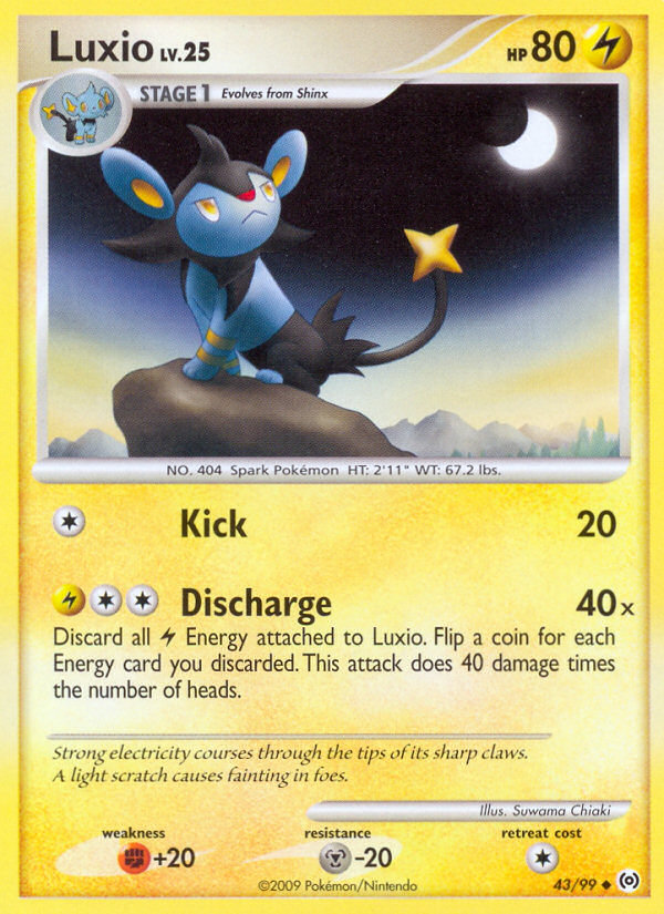 Luxio (43/99) [Platinum: Arceus] | Exor Games Truro