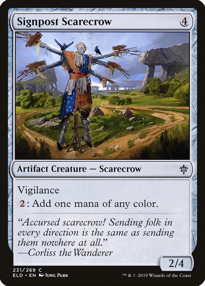 Signpost Scarecrow [Throne of Eldraine] | Exor Games Truro