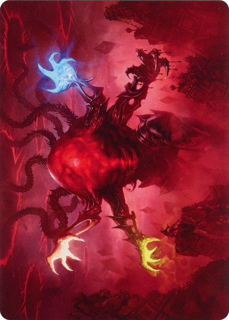 Omnath, Locus of All Art Card (51) [March of the Machine Art Series] | Exor Games Truro