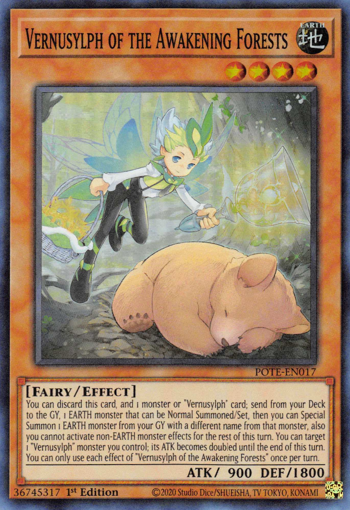 Vernusylph of the Awakening Forests [POTE-EN017] Super Rare | Exor Games Truro