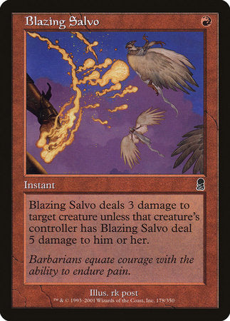 Blazing Salvo [Odyssey] | Exor Games Truro
