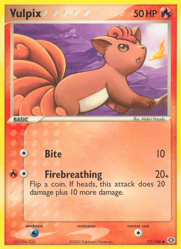 Vulpix (72/106) [EX: Emerald] | Exor Games Truro