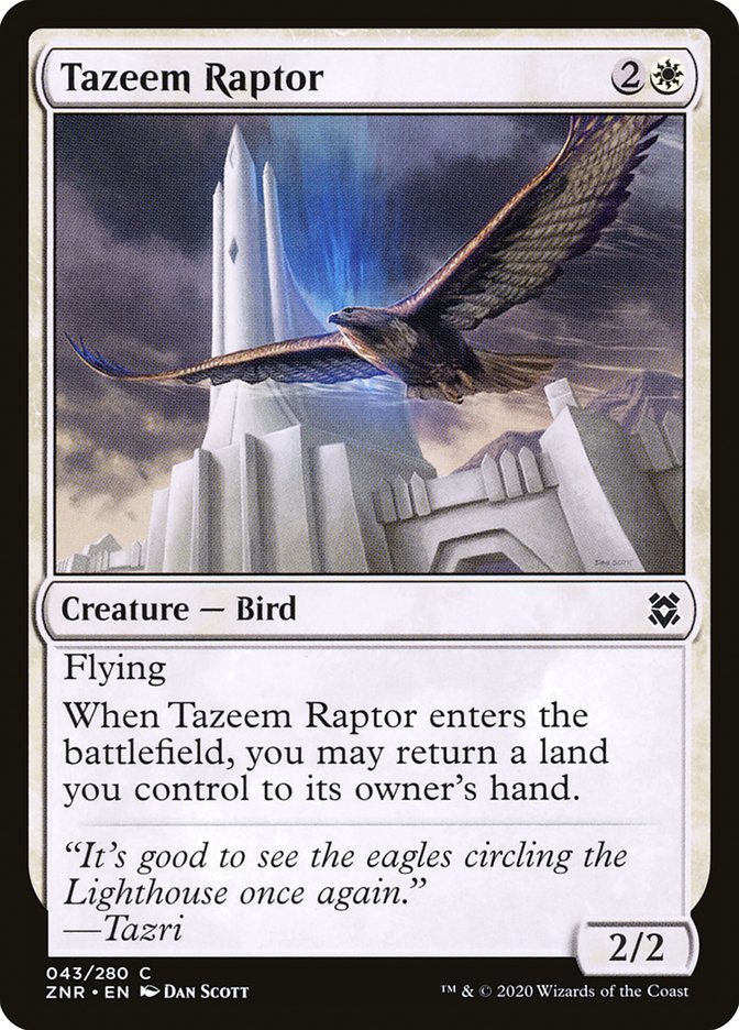Tazeem Raptor [Zendikar Rising] | Exor Games Truro
