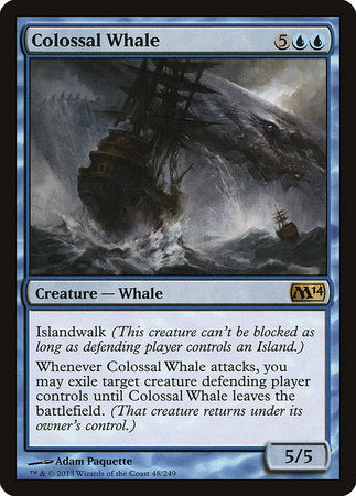 Colossal Whale [Magic 2014] | Exor Games Truro