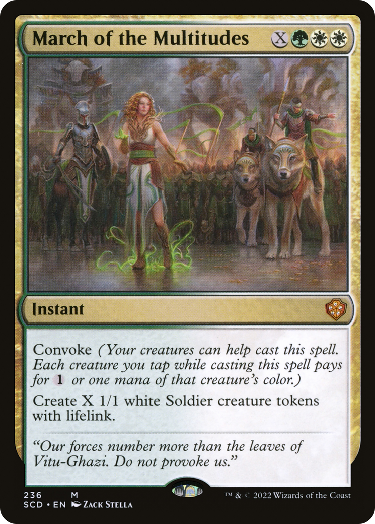 March of the Multitudes [Starter Commander Decks] | Exor Games Truro